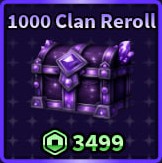 1000 Clan Reroll